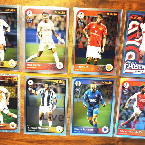 Topps Merlin 2024-25 Card Lot New with Rookies, Insert and Refractor