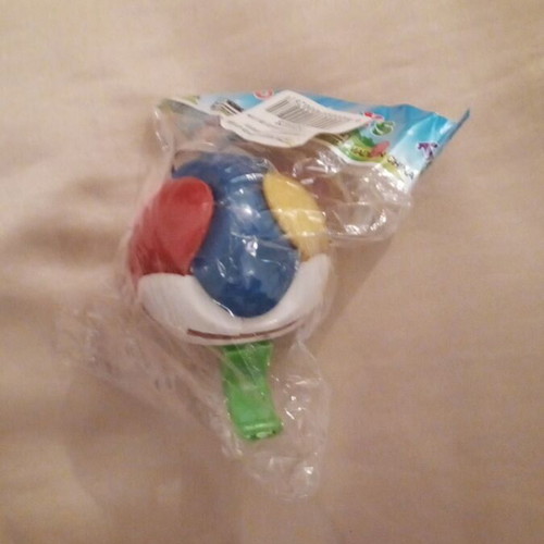 Collectible whistle ball keychain from the 80s, new