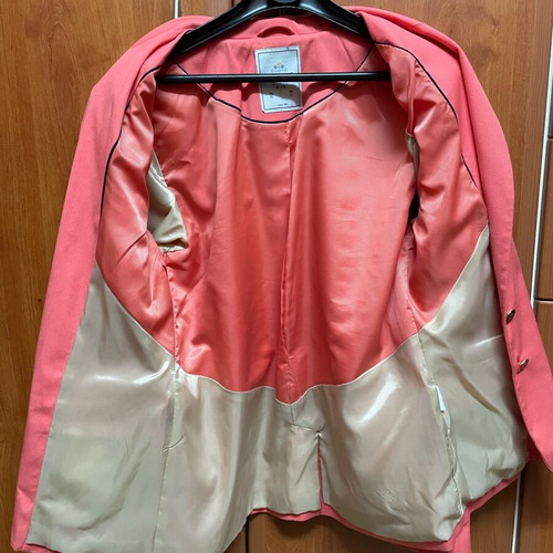 Pull&Bear women's jacket used, salmon color, size large