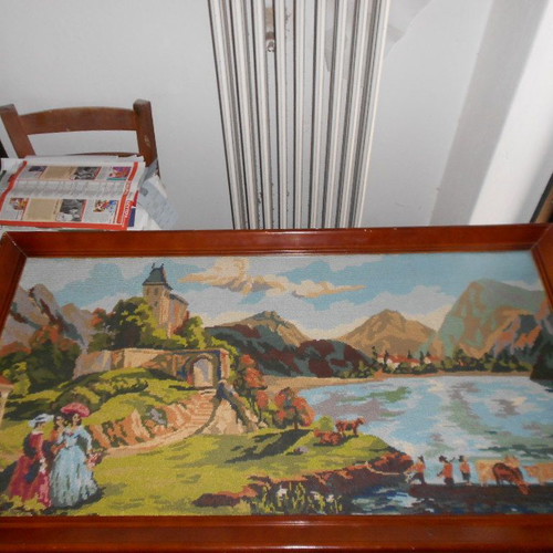 Embroidered painting 1.02x0.57 meters