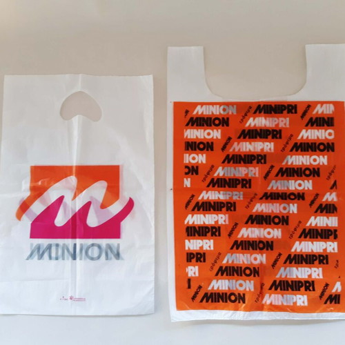 Minion shopping bags used, pack of two