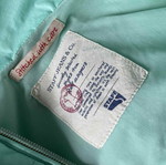 Staff jacket used, thin, turquoise, size S