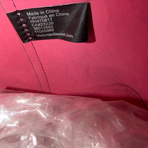 Victoria's Secret shoulder bag like new, saffiano leather, pink and purple