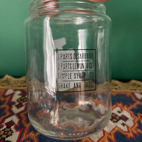 Disaronno Sour Jar glasses new, set of 3