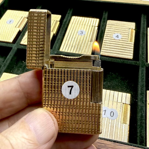Dupont N7 gold lighter used, vintage