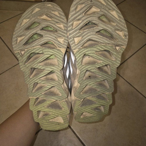 Adidas Switch athletic shoes used, grey-green with reflective details, size 41