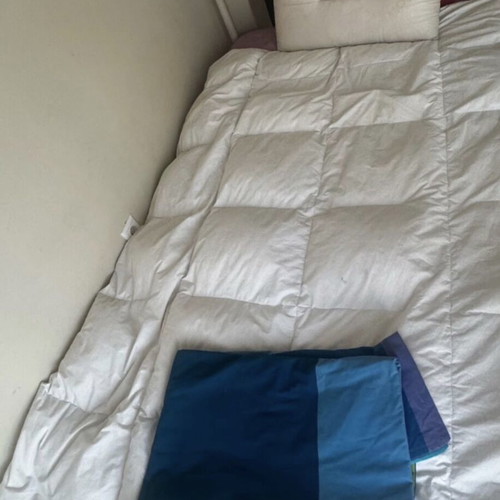 Half-double bed with mattress