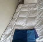 Half-double bed with mattress