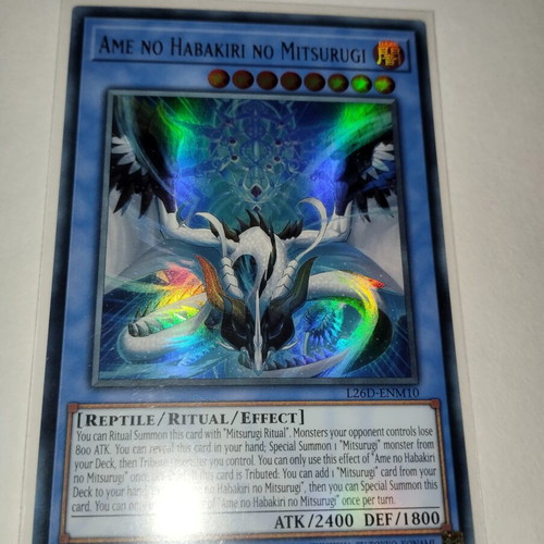 Ame no Habakiri no Mitsurugi Yu-Gi-Oh! card, Ultra Rare