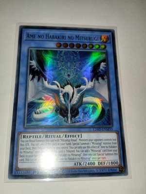 Ame no Habakiri no Mitsurugi Yu-Gi-Oh! card, Ultra Rare