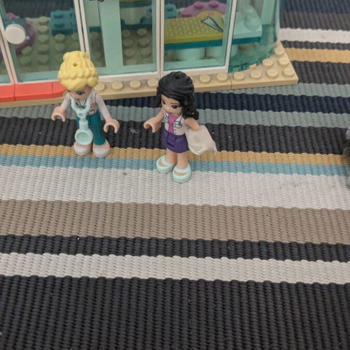 LEGO Friends hospital with ambulance, stretcher & 2 figures