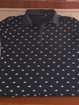 Women's T-Shirt Julia Bergovich used, dark blue, sizes L and XL