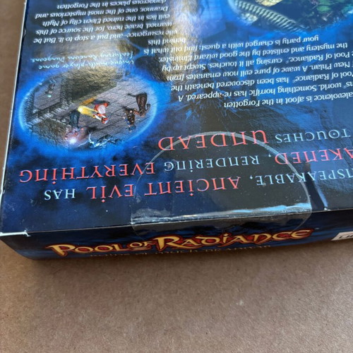 Pool of Radiance Ruins of Myth Drannor PC Small Box new