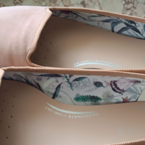 Geox ballerinas used size 38.5 pink suede