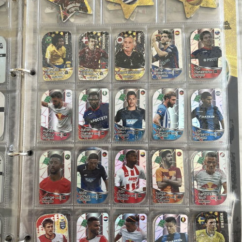 Football metal tags collection, pack of 230, used
