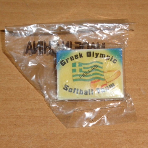 Pin Greek Olympic Softball Team 2004 new