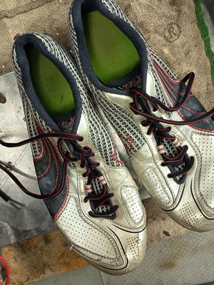 Puma shoes size 42 for track used, red
