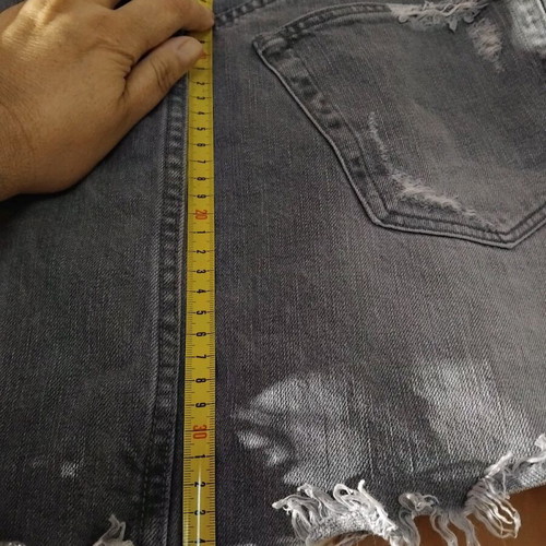 Zara Mini Grey Denim Skirt Like New