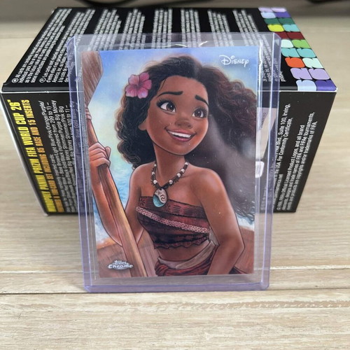 Topps 2026 Topps Chrome Disney Moana 10 Years Insert Original Art like new