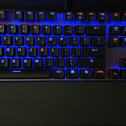SteelSeries Apex 7 Mechanical Gaming Keyboard with Red Switches, RGB, OLED