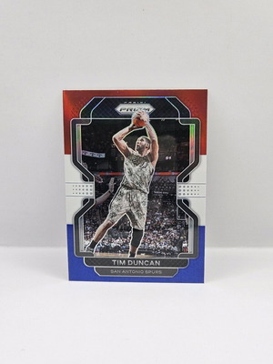 Panini Prizm Tim Duncan red/white/blue like new