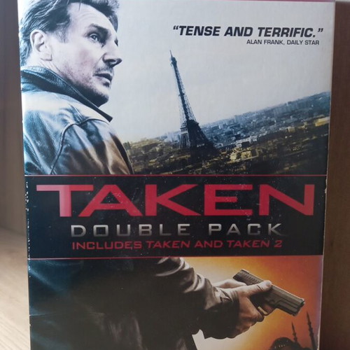 Taken 1 & 2 DVD box set, English subtitles, extended cut