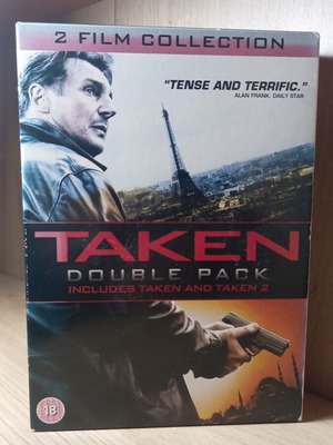 Taken 1 & 2 DVD box set, English subtitles, extended cut