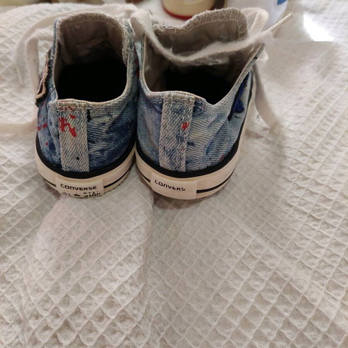 Converse shoes size 24 for boy or girl used, blue