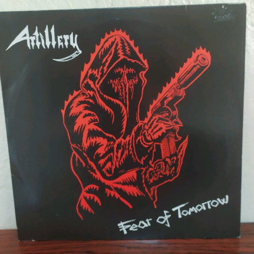 Artillery Fear Of Tomorrow vinyl album used, metal