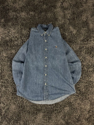 Πουκάμισο Polo Ralph Lauren Pony Motif Denim σαν καινούργιο, μέγεθος M, μπλε
