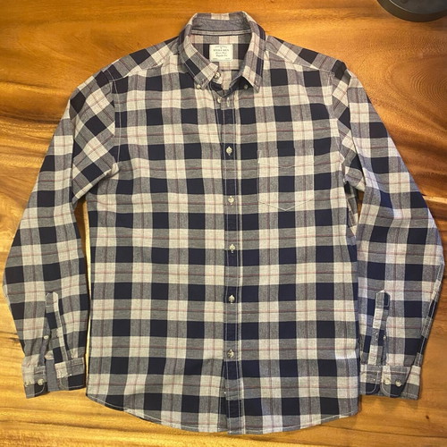 Sfera Men checked shirt Large like new, grey and blue