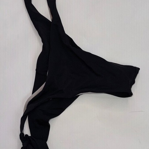 Oysho bikini bottom used, women's black medium adjustable