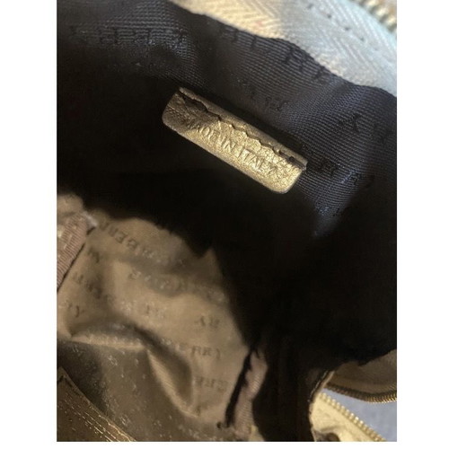 Burberry clutch used, authentic canvas pouch