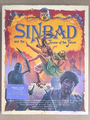Sinbad And The Throne Of The Falcon (Cinemaware) (Amiga) like new