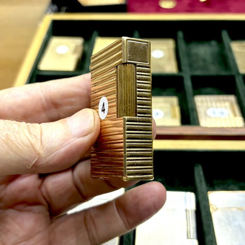 DuPont N4 gold lighter used, vintage