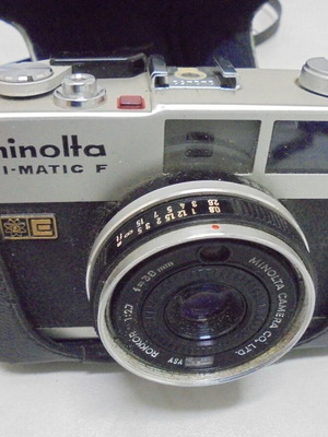 Minolta Hi-Matic F vintage 35mm film camera