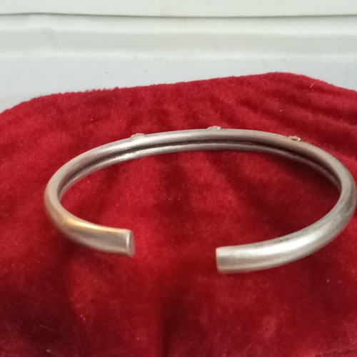 Silver gold bracelet 14k 925 used, wrist size 18-18.5cm