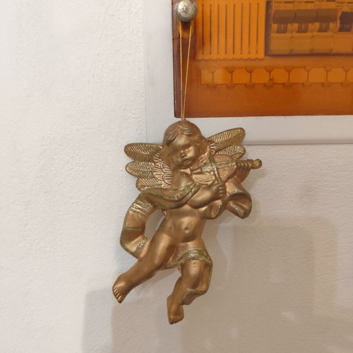 Christmas ornament used, height 16cm, width 11.5cm