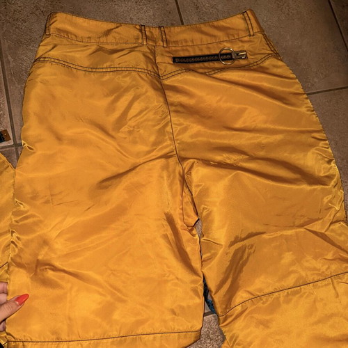 Pants size L yellow like new