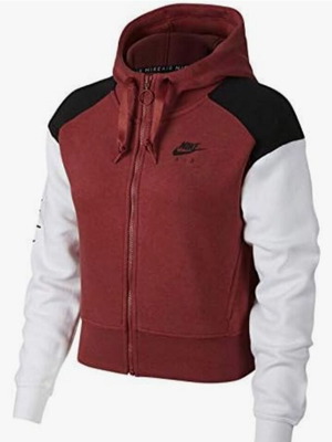 Nike cropped hoodie like new, size S, multicolor