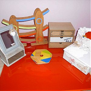 5 Ξύλινες Κατασκευές για Παιδιά (Παιδικά Παιχνίδια), (Τιμή για Όλα Μαζί).