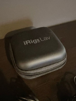iRig Mic Lav professional lavalier microphone 2-pack like new