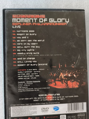 Scorpions Moment of Glory Live DVD σαν καινούργιο, rock