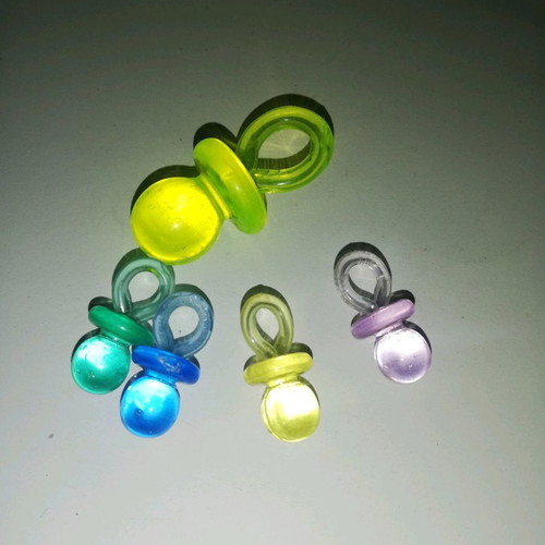 Vintage pacifiers used, pack