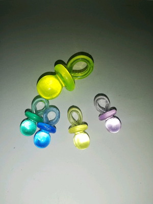 Vintage pacifiers used, pack