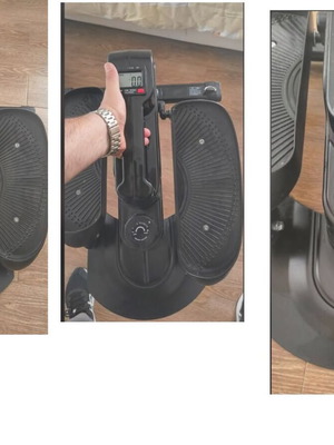 Portable elliptical trainer like new with adjustable resistance