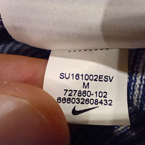 France Training Polo Shirt Nike size M like new, blue