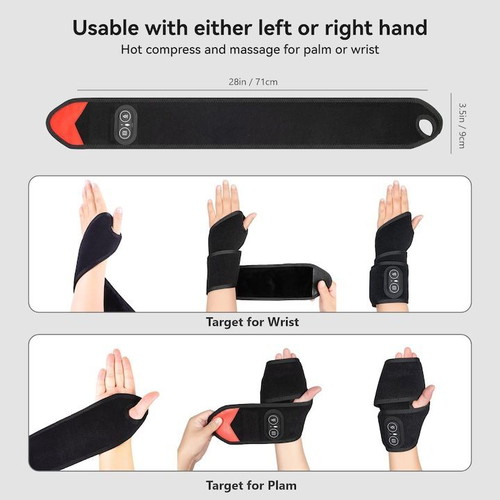 Wrist band with red light, 36 LEDs, 3 levels, new