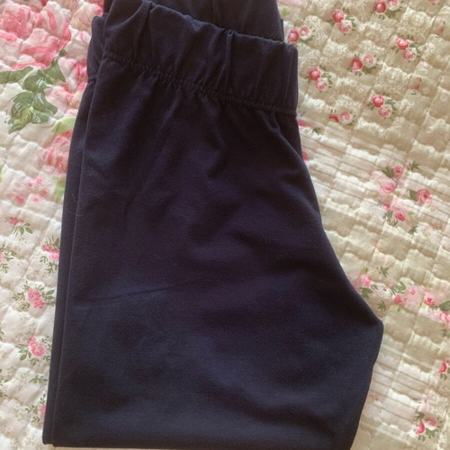 Capri women's sports leggings like new, blue, size L