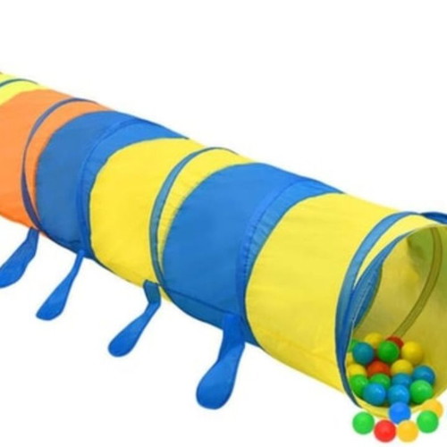 Vidaxl Children's Tunnel 45 x 245 cm Multicolor